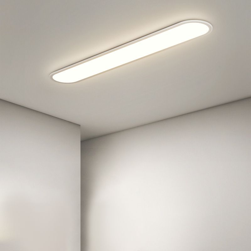 NovaOval Slim Oval Ceiling Light for Living Rooms and Homes OpalDwell