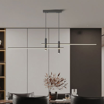 Nexa Linear Pendant Light for Modern Dining Room Lighting - OpalDwell
