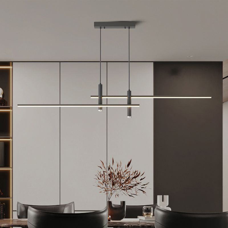 Nexa Linear Pendant Light for Modern Dining Room Lighting - OpalDwell