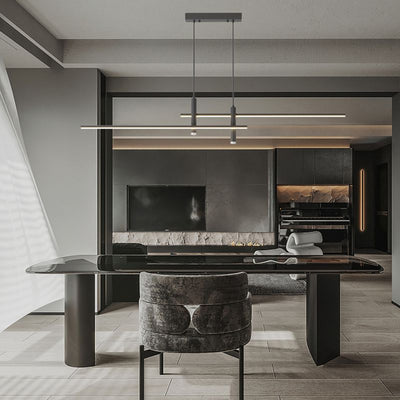 Nexa Linear Pendant Light for Modern Dining Room Lighting - OpalDwell