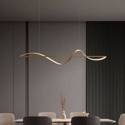 OrbaHalo Circular Metal Chandelier for Living Rooms - OpalDwell