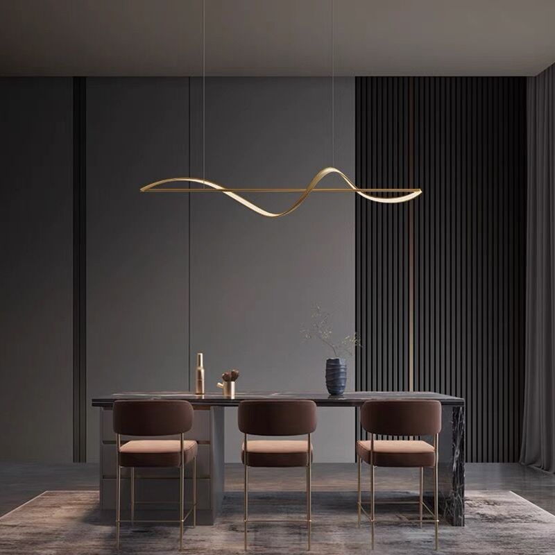 OrbaHalo Circular Metal Chandelier for Living Rooms - OpalDwell