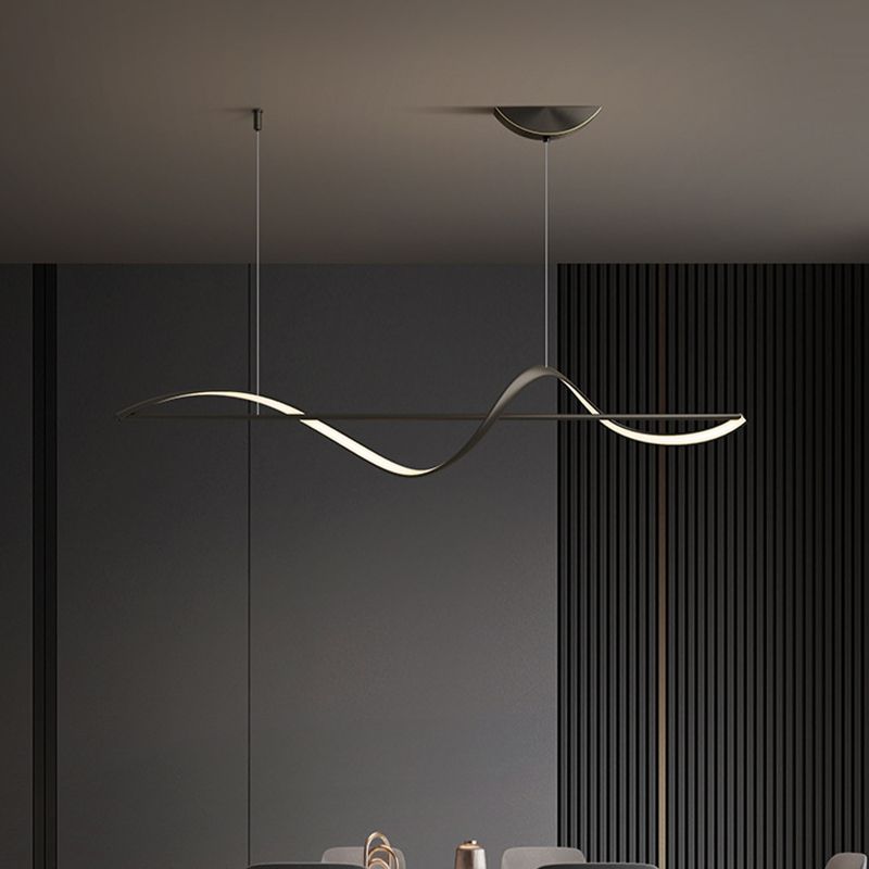 OrbaHalo Circular Metal Chandelier for Living Rooms - OpalDwell