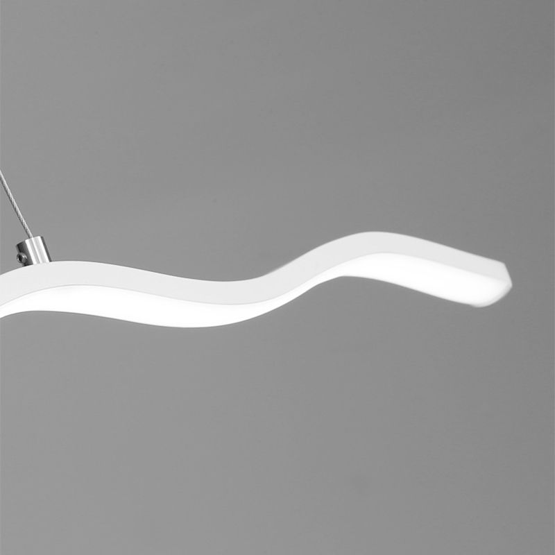 LumiNova Pendant Light Modern LED in Black and White - OpalDwell