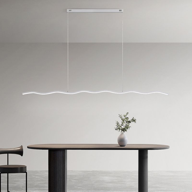 LumiNova Pendant Light Modern LED in Black and White - OpalDwell