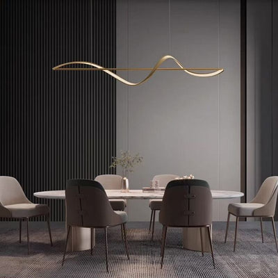 OrbaHalo Circular Metal Chandelier for Living Rooms - OpalDwell