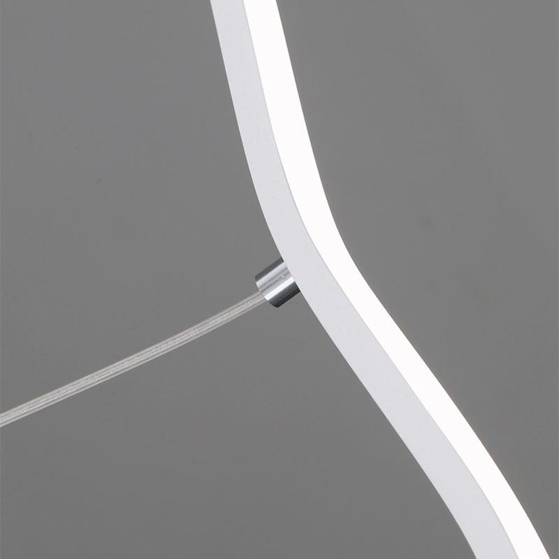 LumiNova Pendant Light Modern LED in Black and White - OpalDwell