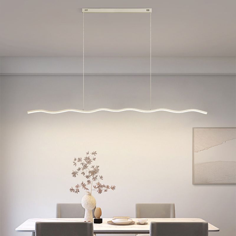 LumiNova Pendant Light Modern LED in Black and White - OpalDwell
