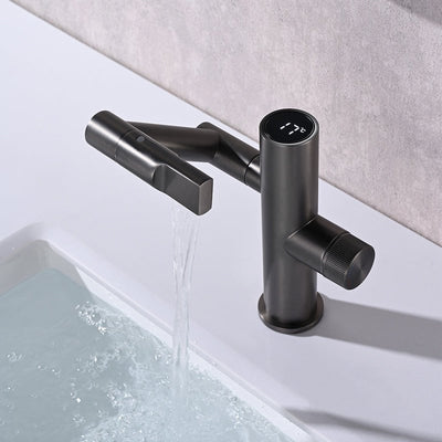 Nerova | Smart Single-Hole Bathroom Faucet with Temperature Readout | OpalDwell OpalDwell