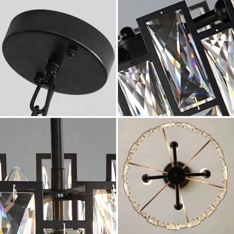 Celestia Crystal Pendant Light in Stainless Steel and LED - OpalDwell