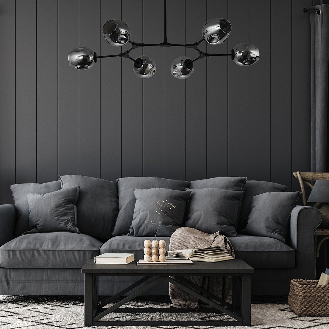NovaRay Glass Pendant Lamp Adjustable LED Warm Light - OpalDwell