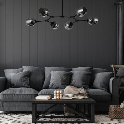 NovaRay Glass Pendant Lamp Adjustable LED Warm Light - OpalDwell
