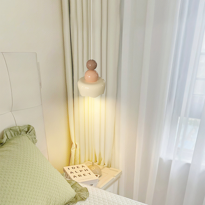 Aurelia Glow Romantic Hanging Pendant Lamp for Bedroom - OpalDwell