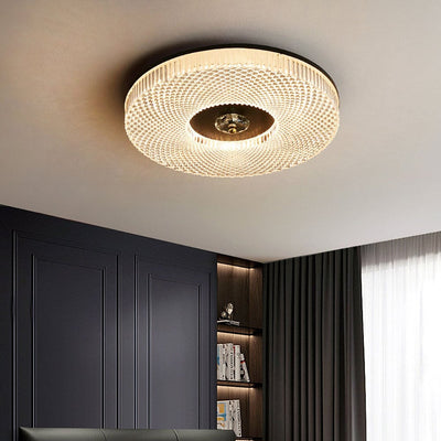 Luminia Slim LED Ceiling Light in Metal & Acrylic Finish OpalDwell