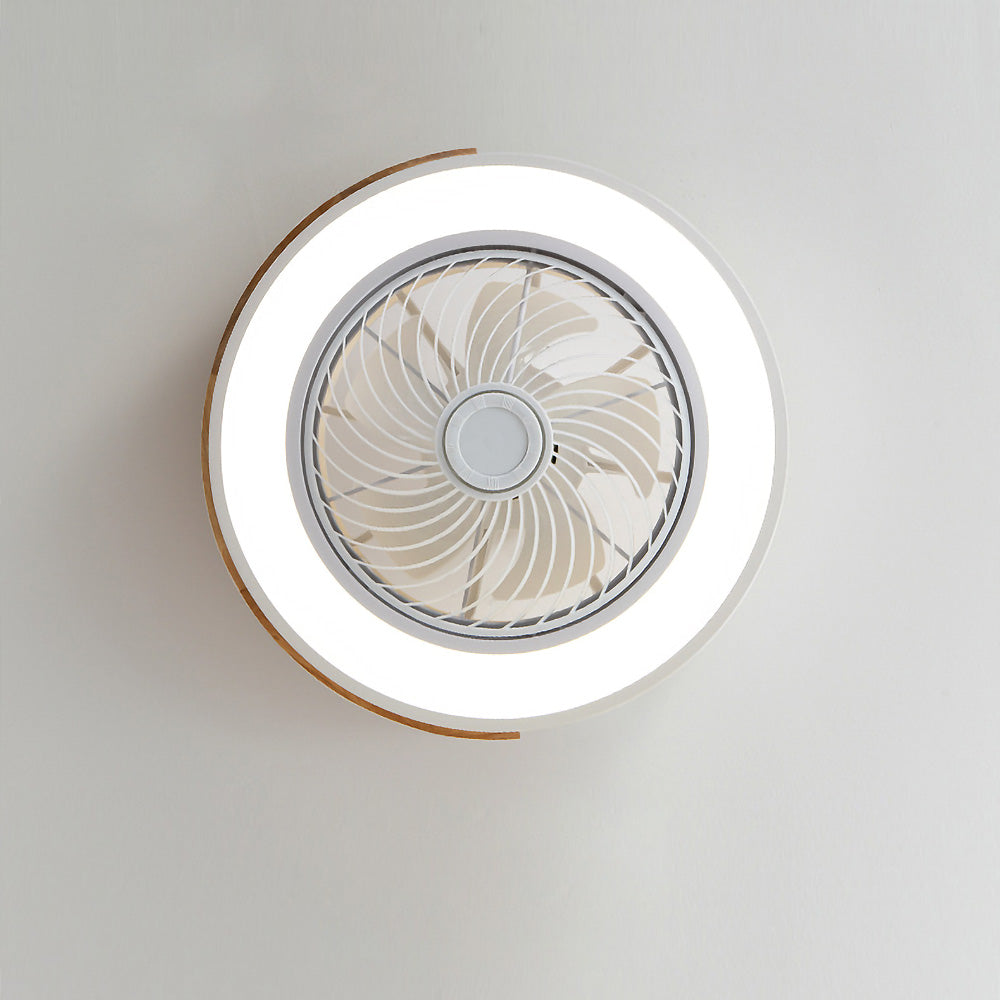 Boreal Timber Ceiling Fan with Energy-Saving LED Light and Wooden Blades - OpalDwell