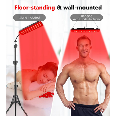 AstraLuma Floor Lamp Red and Infrared LED Therapy Light for Precise Treatments OpalDwell