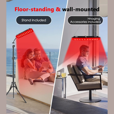 AstraLuma Floor Lamp Red and Infrared LED Therapy Light for Precise Treatments OpalDwell