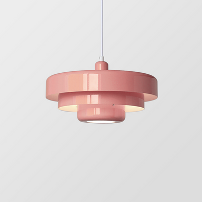 Lumenari Adjustable LED Pendant Light For Kitchen Dining Midcentury Iron Shade - OpalDwell