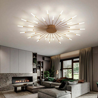 Asterra Modern Ceiling Lamp for Living Room and Bedroom OpalDwell