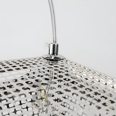 Lumenara Geometric Round Pendant Lamp in Electrolytic Metal - OpalDwell