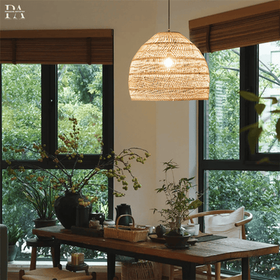 Marisol Rattan Pendant Lamp | OpalDwell - OpalDwell