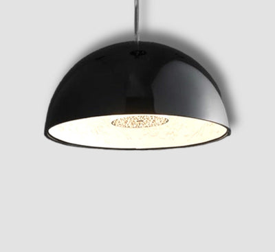Solara Ember Dining Room Mid-Century Pendant Light With Dimmable LED Glow OpalDwell