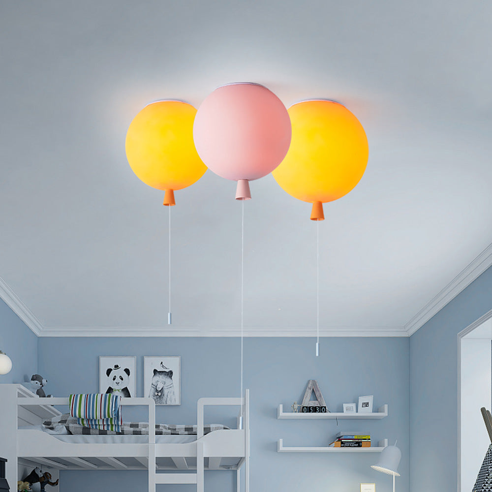 LumiBall Balloon LED Ceiling Light for Kids' Playroom - OpalDwell