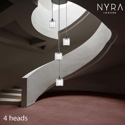 Liora | Crystal Drop Chandelier - OpalDwell