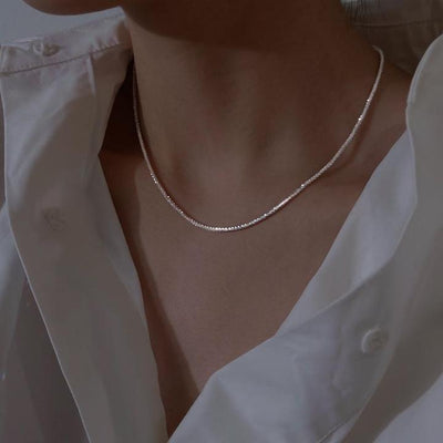 Lyssara Silver Starlight Necklace Set with Delicate Minimalist Pendants OpalDwell