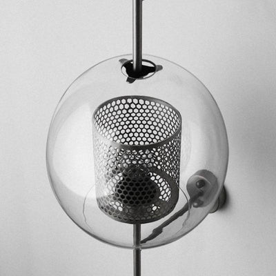 LumaHex Honeycomb Orb Wall Sconce With Warm Gold Glow - OpalDwell