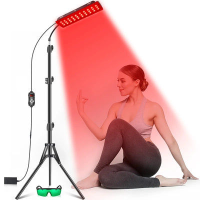 AstraLuma Floor Lamp Red and Infrared LED Therapy Light for Precise Treatments OpalDwell