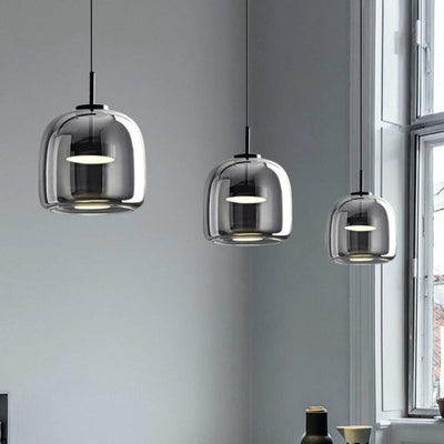 Lumenara Nordic Glass Pendant Light for Modern Interiors OpalDwell