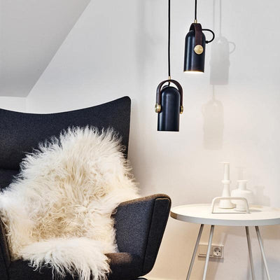 NovaLux Arc Pendant Light - Modern Sturdy Metal Lamp - OpalDwell