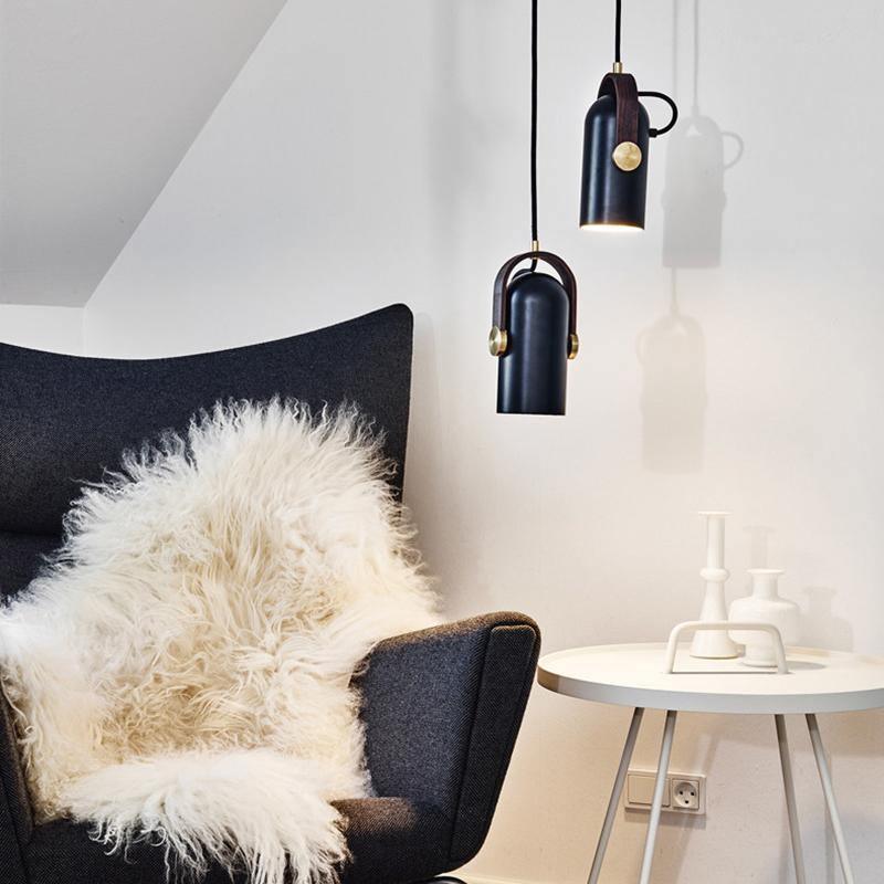 NovaLux Arc Pendant Light - Modern Sturdy Metal Lamp - OpalDwell