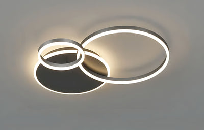 LumenNova Orbit Ring Ceiling Light With Celestial Glow - OpalDwell