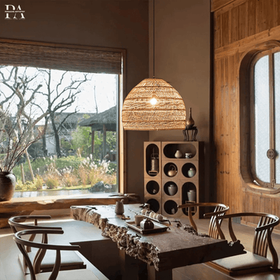 Marisol Rattan Pendant Lamp | OpalDwell - OpalDwell