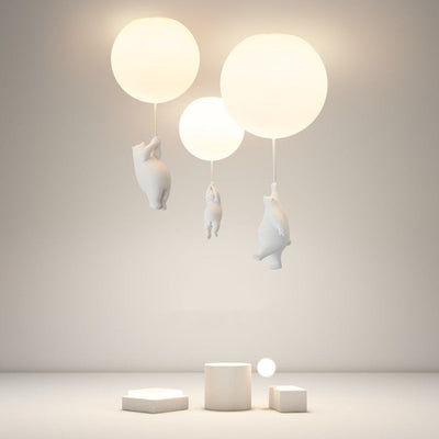 BrioBear Balloon Pendant Light for Nurseries and Kids Rooms - OpalDwell