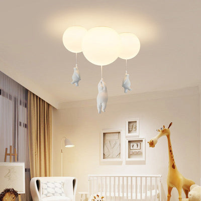 LumiBear Balloon Pendant Light for Nursery Ceiling - OpalDwell