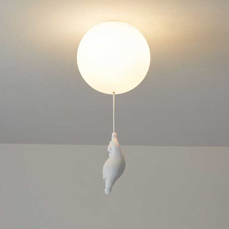 BrioBear Balloon Pendant Light for Nurseries and Kids Rooms - OpalDwell