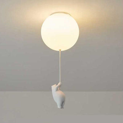 LumiBear Balloon Pendant Light for Nursery Ceiling - OpalDwell