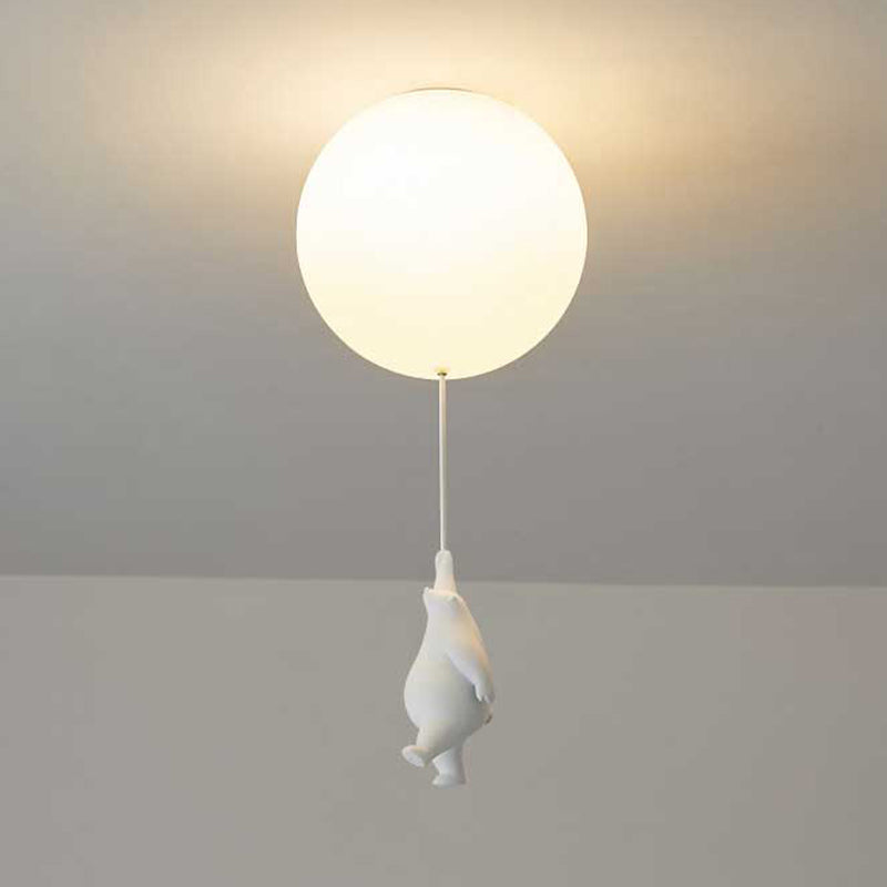 LumiBear Balloon Pendant Light for Nursery Ceiling - OpalDwell