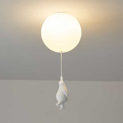 BrioBear Balloon Pendant Light for Nurseries and Kids Rooms - OpalDwell