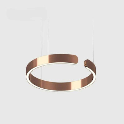 LumaCircle LED Pendant Light for Living and Dining Areas OpalDwell