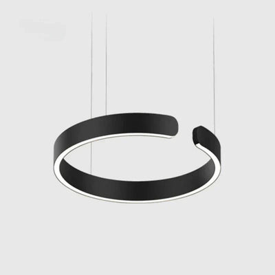 LumaCircle LED Pendant Light for Living and Dining Areas OpalDwell