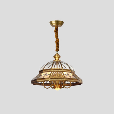 AstraLume Pendant Lamp Elegant Metal Ceiling Warm Light - OpalDwell