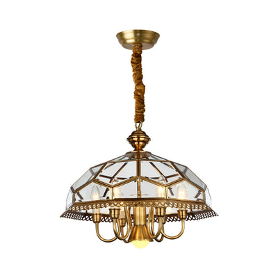AstraLume Pendant Lamp Elegant Metal Ceiling Warm Light - OpalDwell