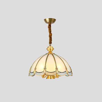 AstraLume Pendant Lamp Elegant Metal Ceiling Warm Light - OpalDwell