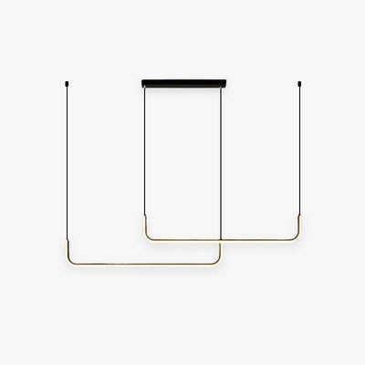 EdgeGlow | Modern LED Pendant Light in Metal and Silicone - OpalDwell