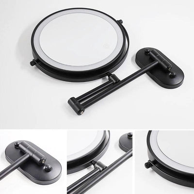 OnyxFlex Magnifying Vanity Mirror With Rechargeable LED OpalDwell