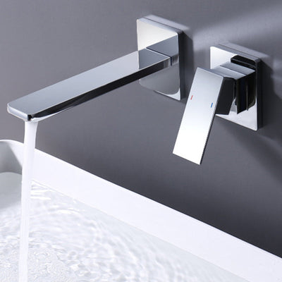 LumaLine Concealed Wall-Mount Sink Faucet, One-Handle OpalDwell